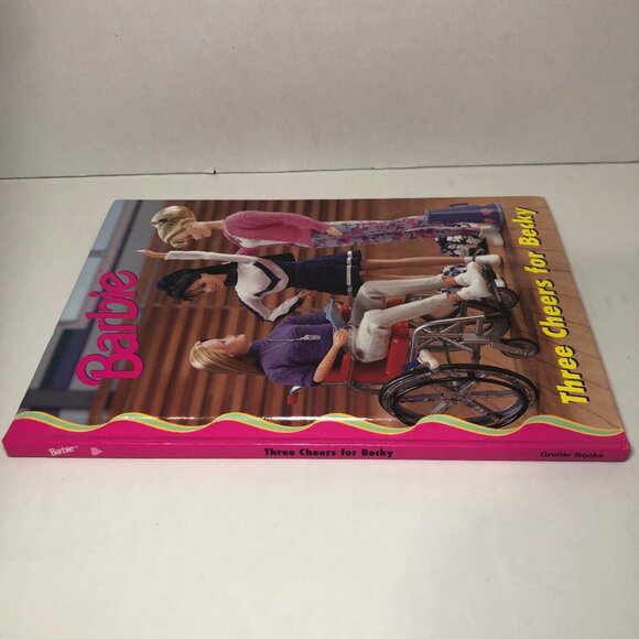 Vintage 1998 Barbie Book- Three Cheers For Becky 90's Kid's Hardcover - Picture 6 of 9